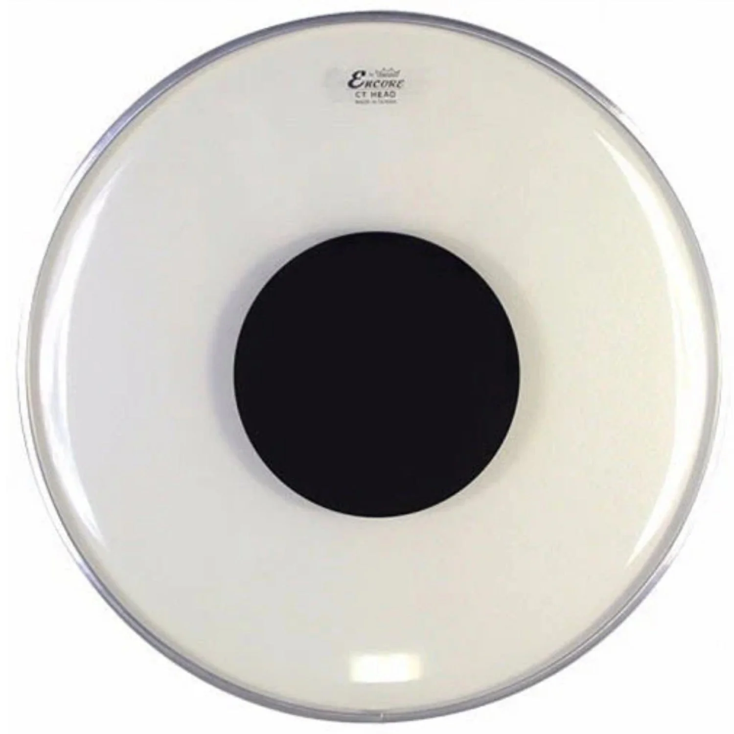 Remo CS Clear Transparent Black Center Batter Drumhead - Image 6