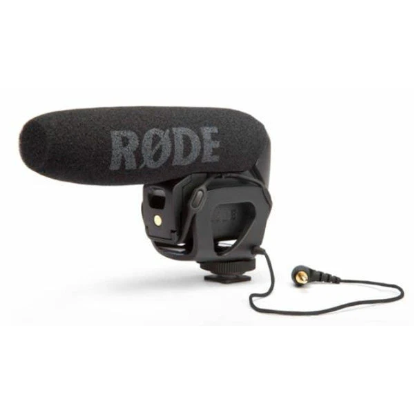 Rode VideoMic Pro With Rycote Lyre Shock Mount Compact Shotgun Condenser Microphone