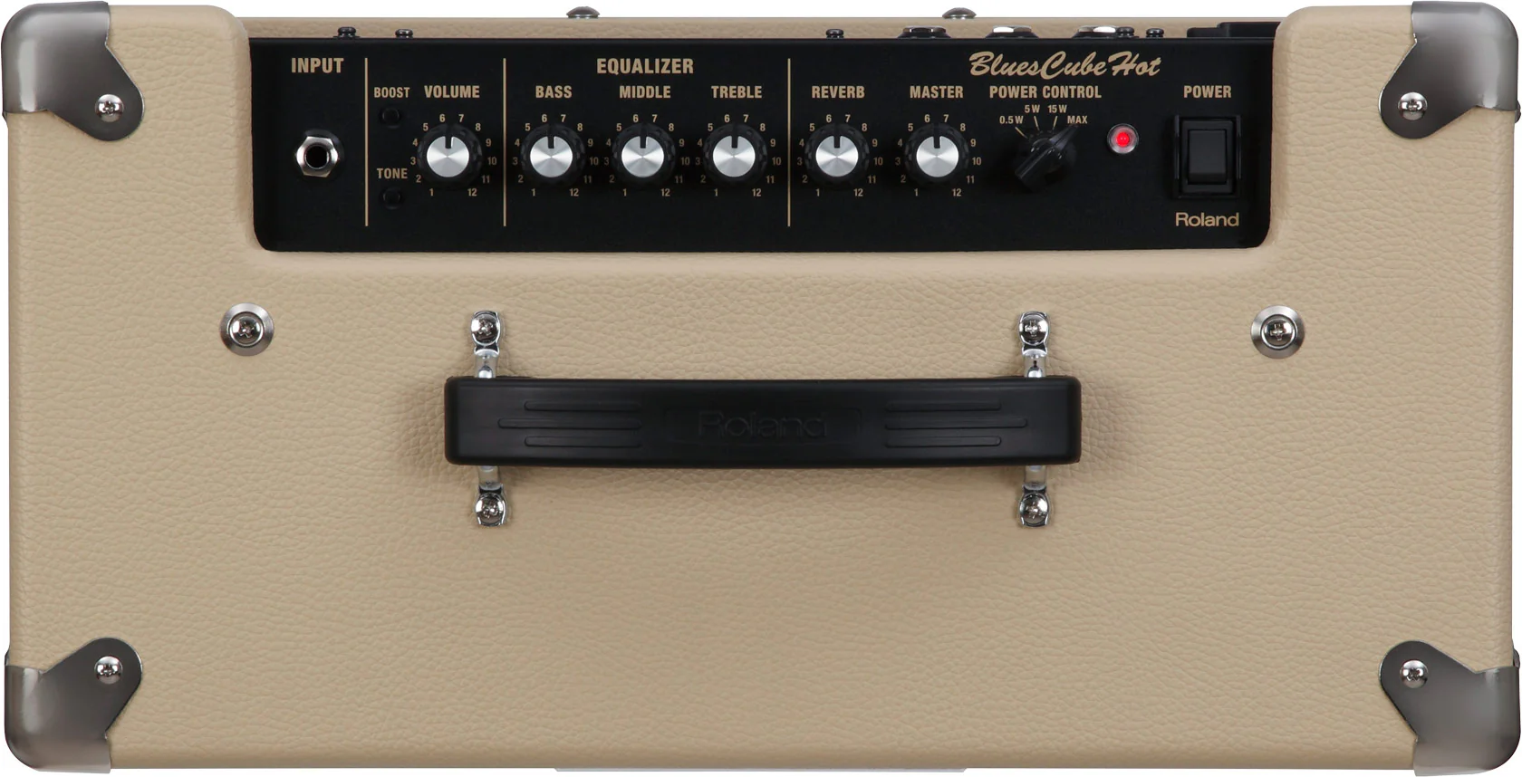 Roland Blues Cube Hot 30W Combo Guitar Amplifier 1x12inch -Vintage Blonde - Image 4