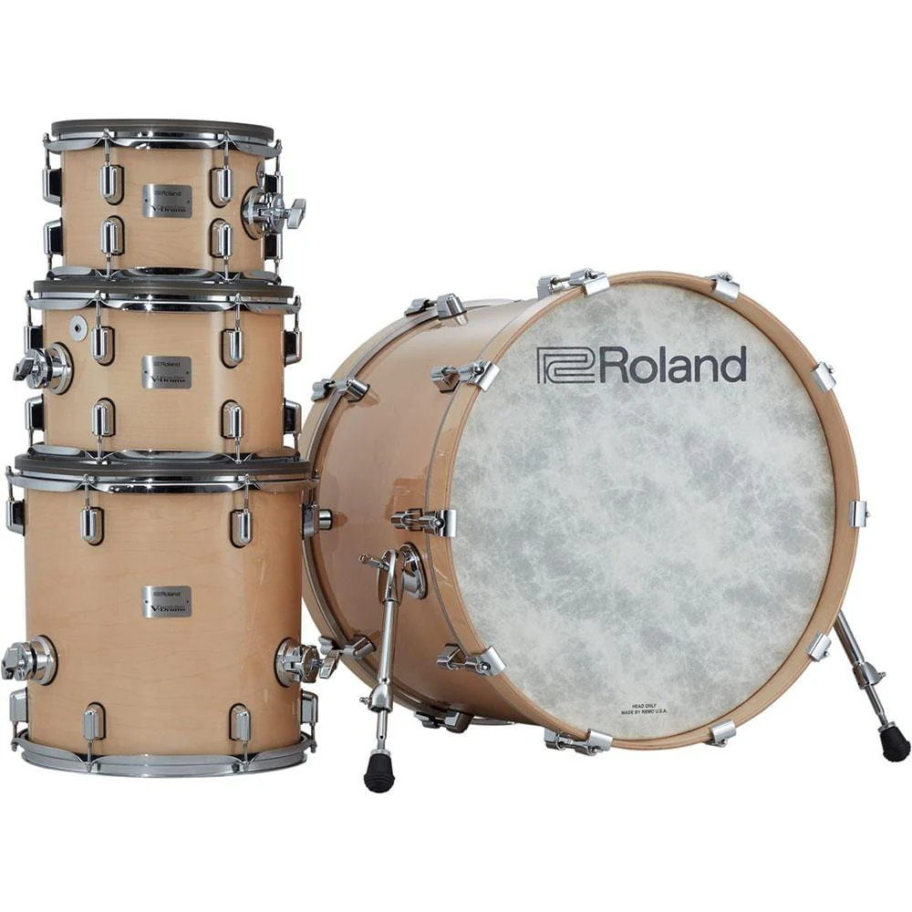 Roland VAD706 V-Drums Acoustic Design Electronic Drum Kit - Gloss Natural - Image 2