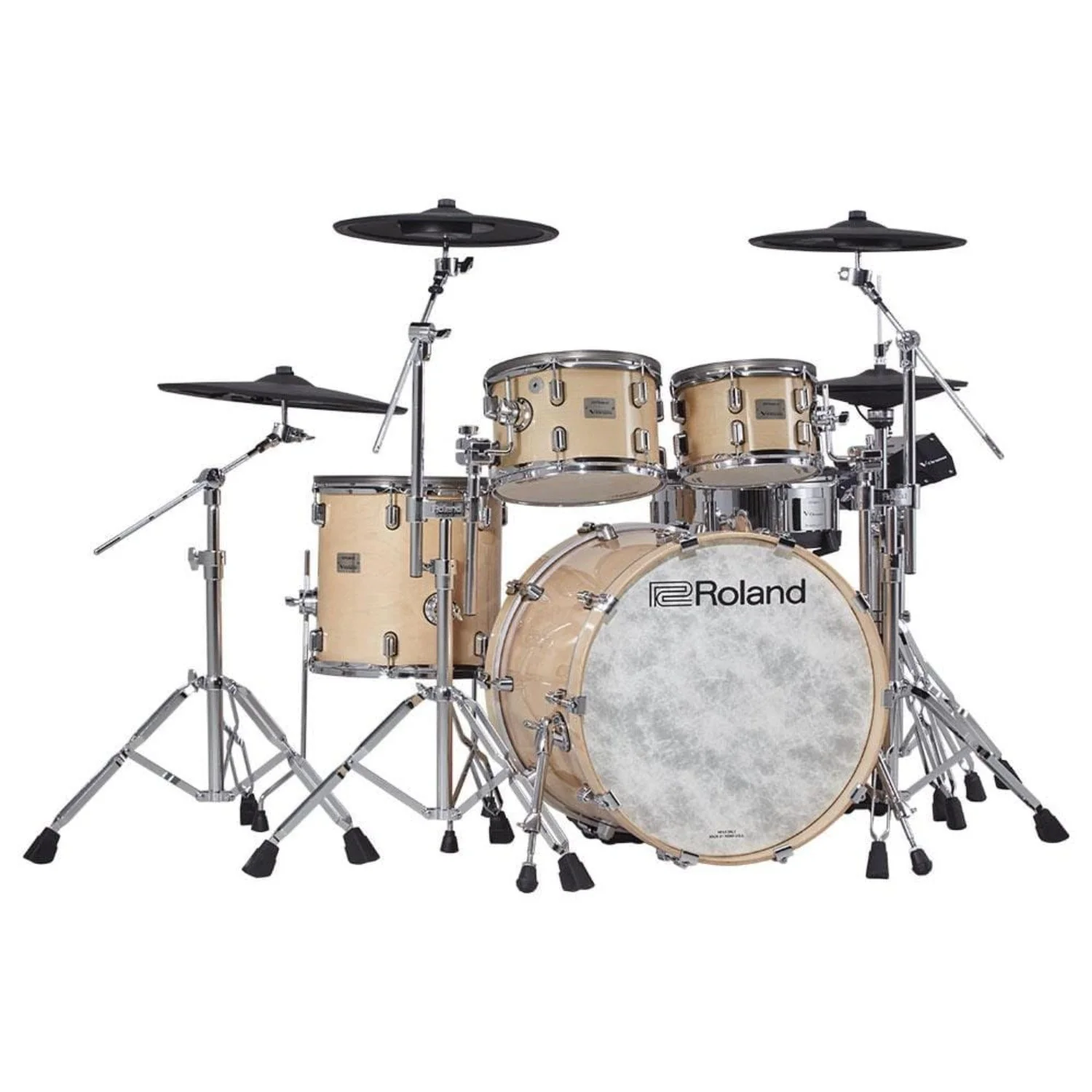 Roland VAD706 V-Drums Acoustic Design Electronic Drum Kit - Gloss Natural - Image 5