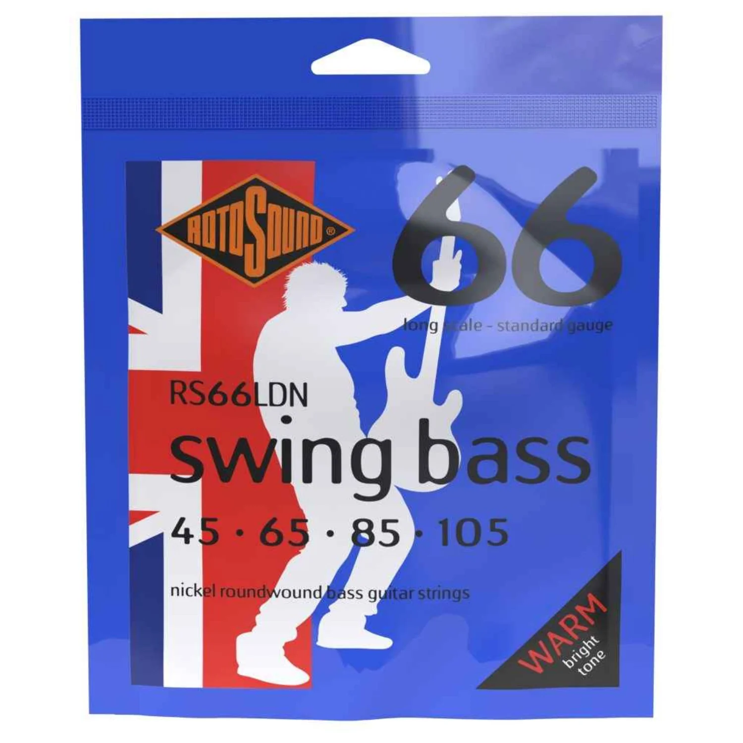 Rotosound RS66LDN Swing Bass 66 Nickel Standard Bass Guitar String