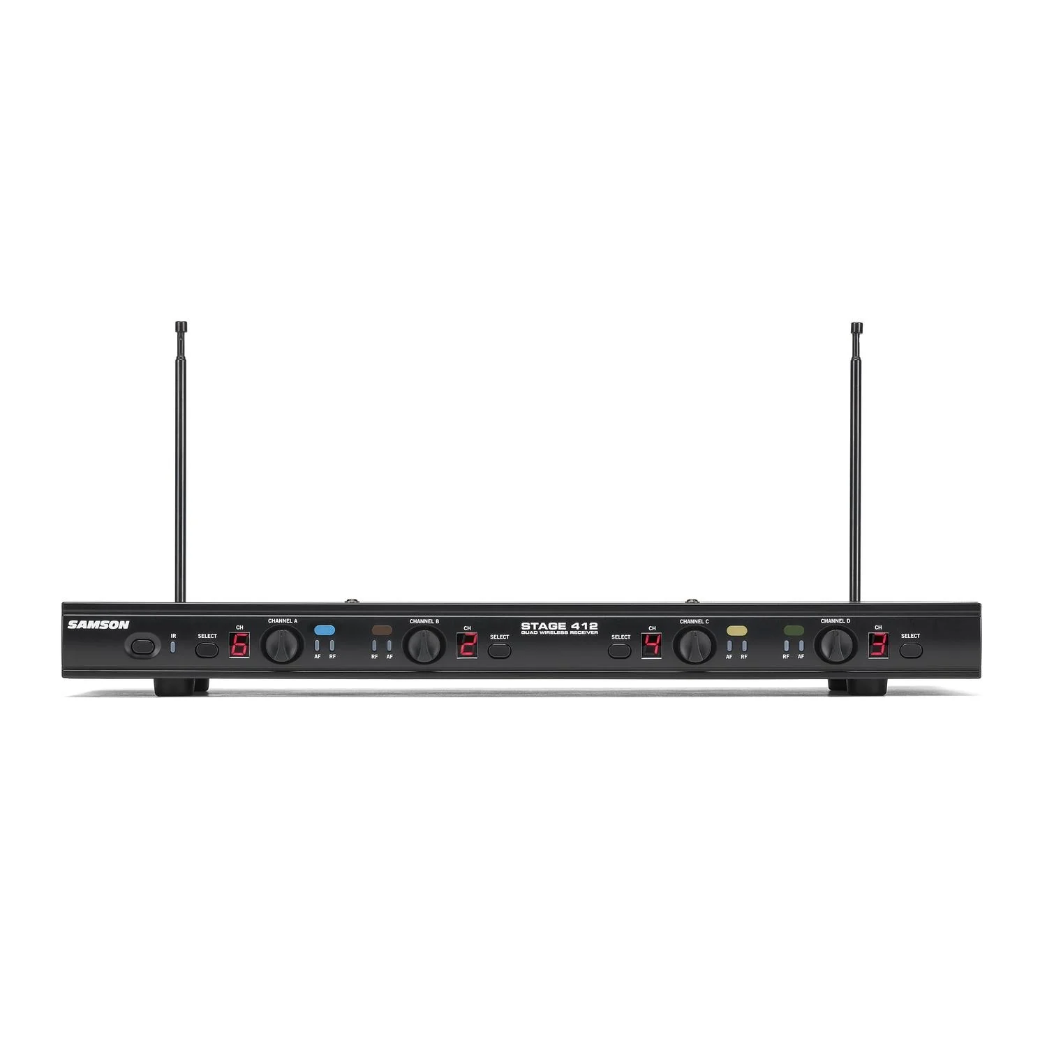 Samson Stage 412 Frequency Agile Quad Channel Handheld System - Image 3