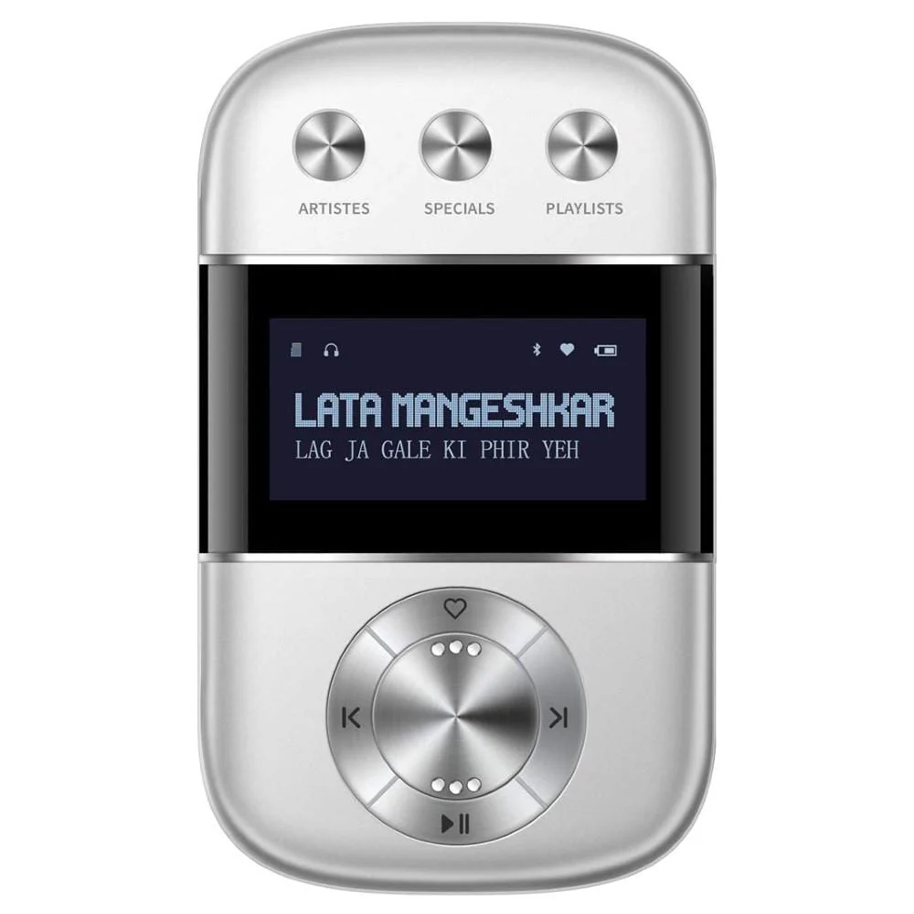 Saregama Carvaan Go- Portable Audio Player With 3000 Pre-Loaded Retro Hindi Songs- Quick Silver - Image 2
