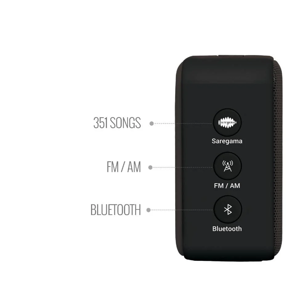 Saregama Carvaan Mini 2.0 Portable Music Player With Bluetooth/FM/AM/AUX - Image 3