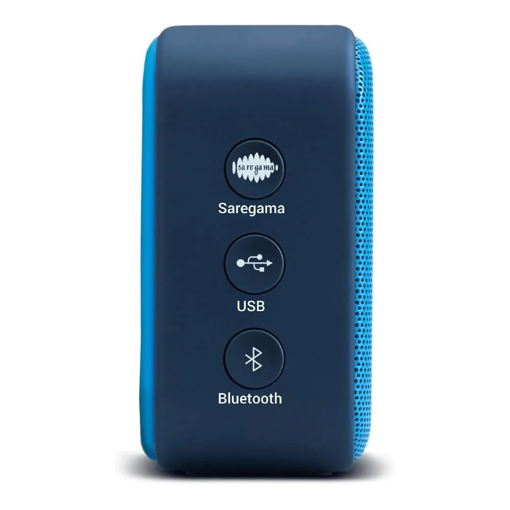 Saregama Carvaan Mini MS Subbulakshmi- Portable Music Player With Bluetooth/FM/AM/AUX- Aqua Blue - Image 3