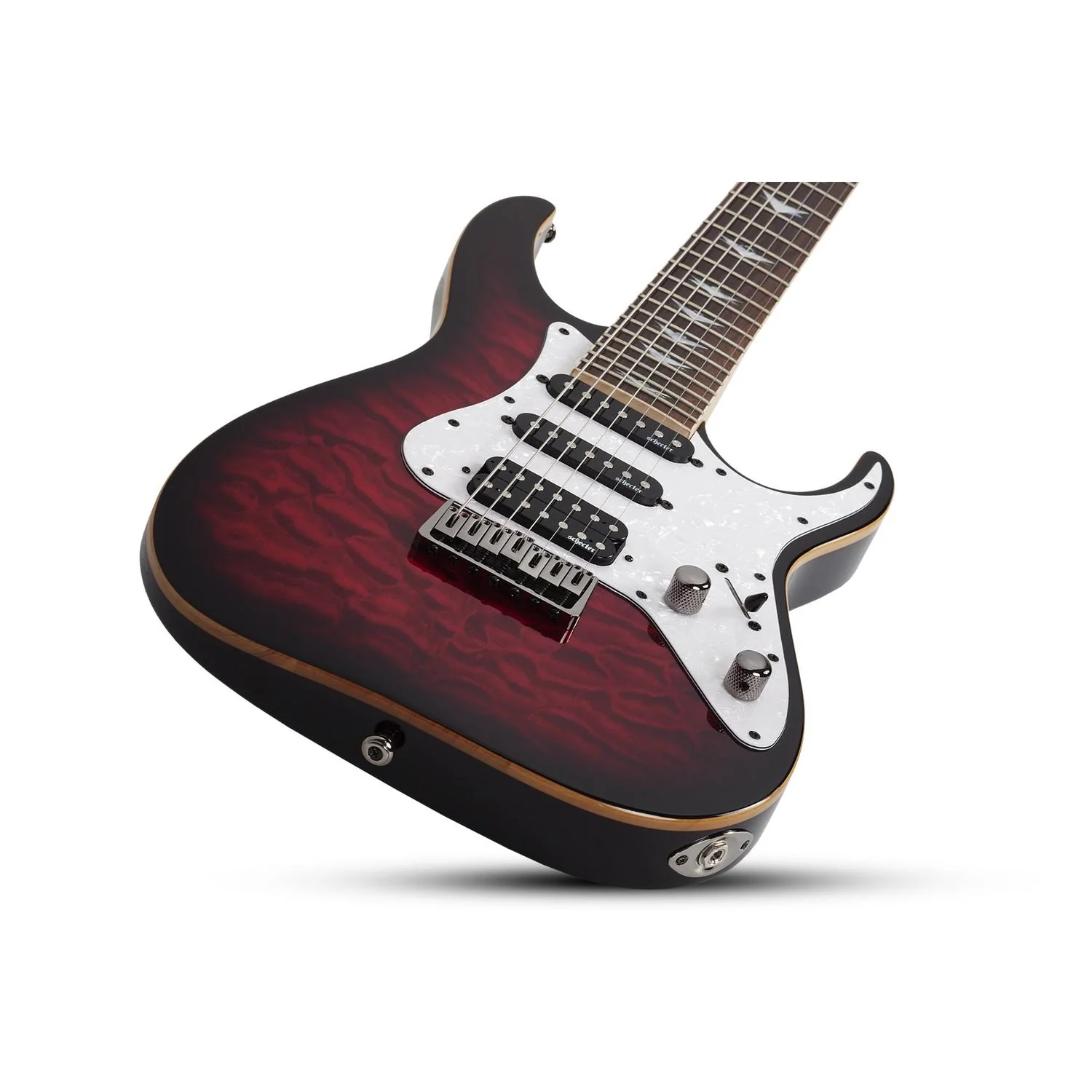Schecter Banshee 7 Extreme 7-Strings Electric Guitar- Black Cherry Burst - Image 5