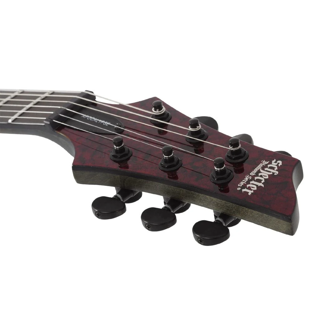 Schecter C-1 Apocalypse 6 String Electric Guitar - Image 4