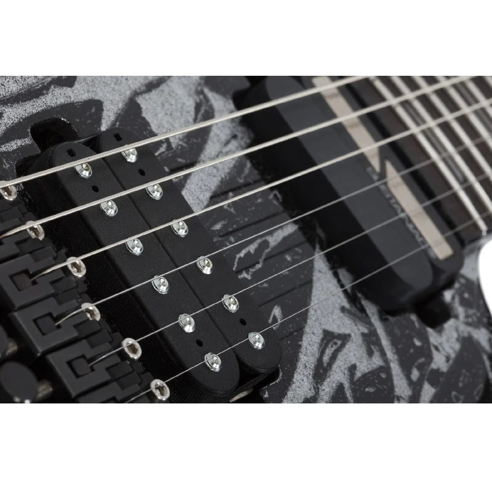 Schecter C-1 FR-S Silver Mountain 6 String Electric Guitar - Image 3
