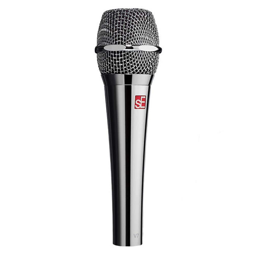 sE Electronics V7 Chrome Supercardioid Dynamic Handheld Microphone - Image 2