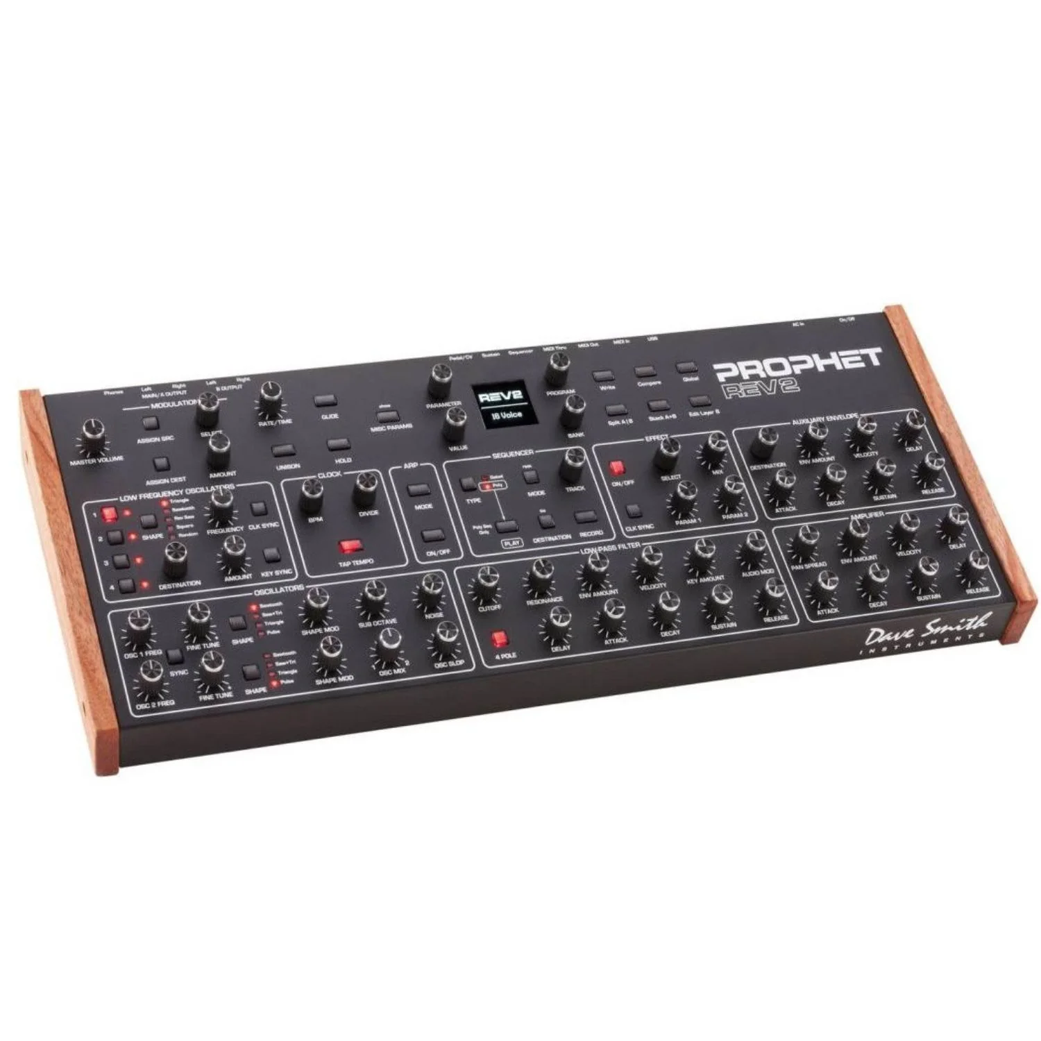 Sequential Prophet Rev2 16 Voice Polyphonic Analogue Synthesizer Module - Image 2