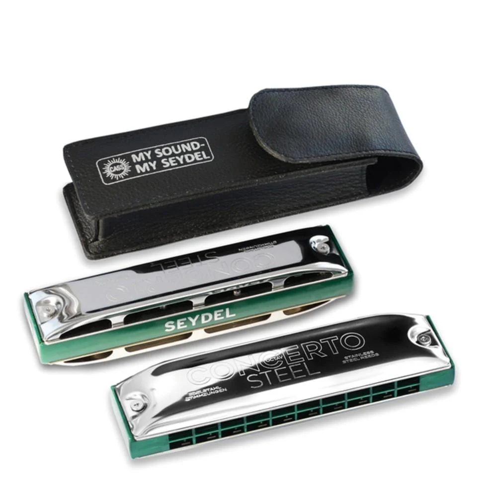 Seydel 31401 20 Holes Steel Concerto Harmonica - Image 2