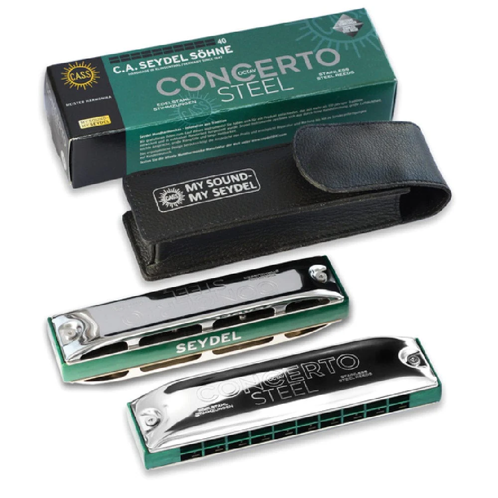 Seydel 31401 20 Holes Steel Concerto Harmonica - Image 7