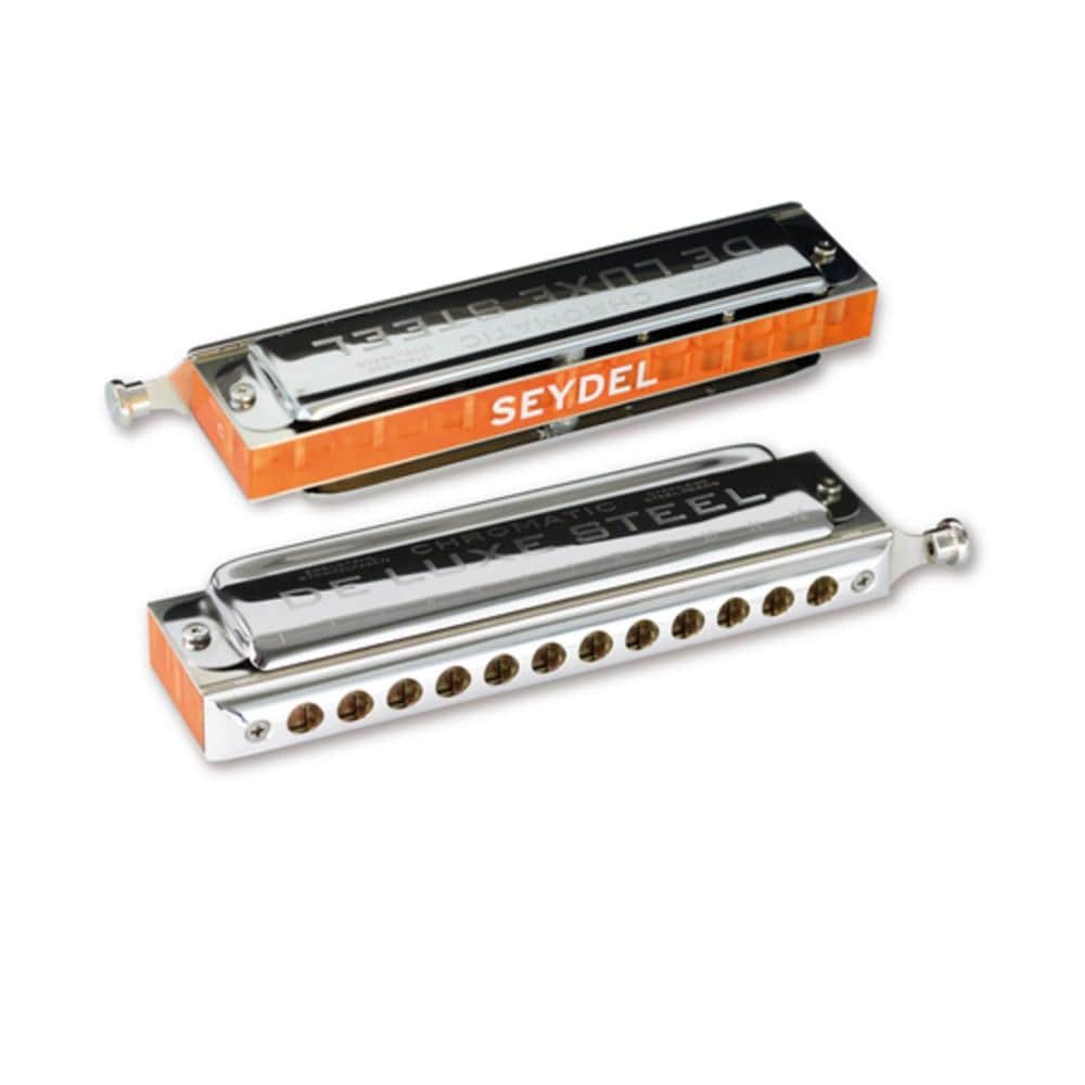 Seydel 54480 Steel Deluxe Chromatic Harmonica - Image 5