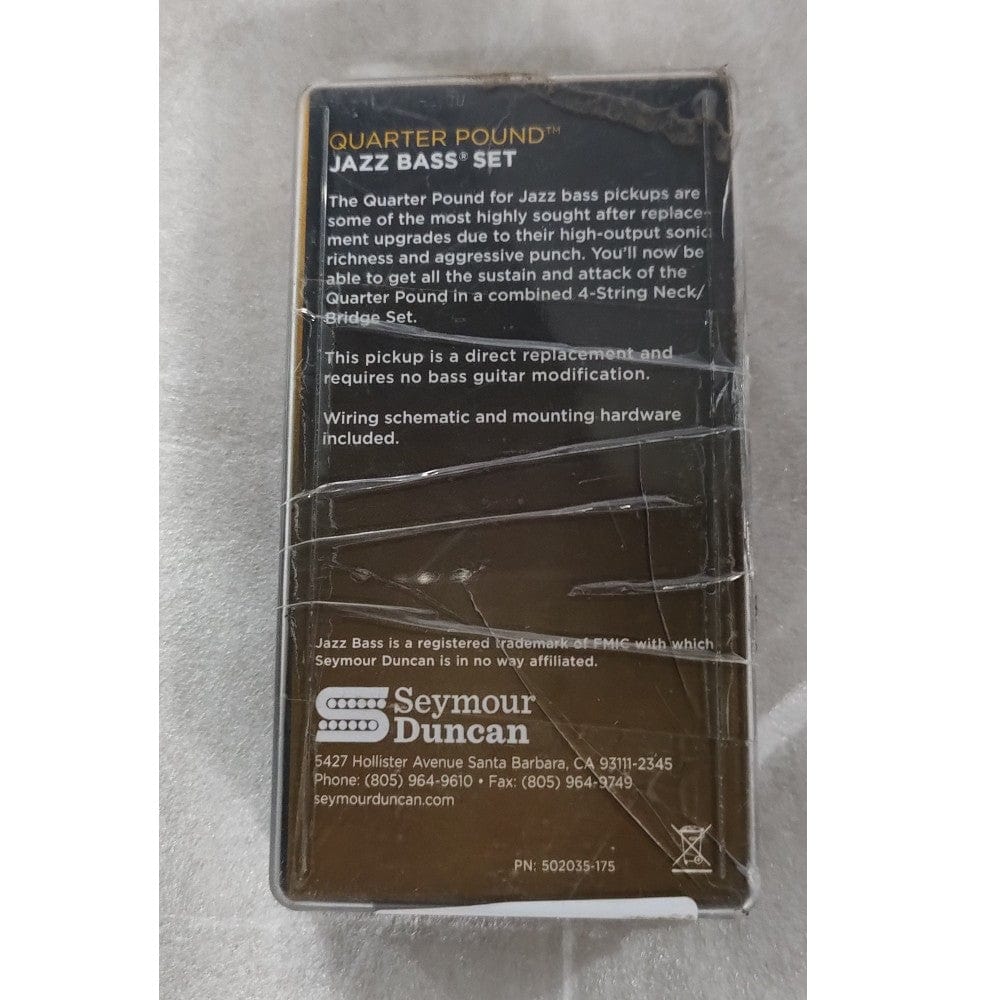 Seymour Duncan Quarter Pound Jazz Bass Pickup - Open Box B Stock - Image 5