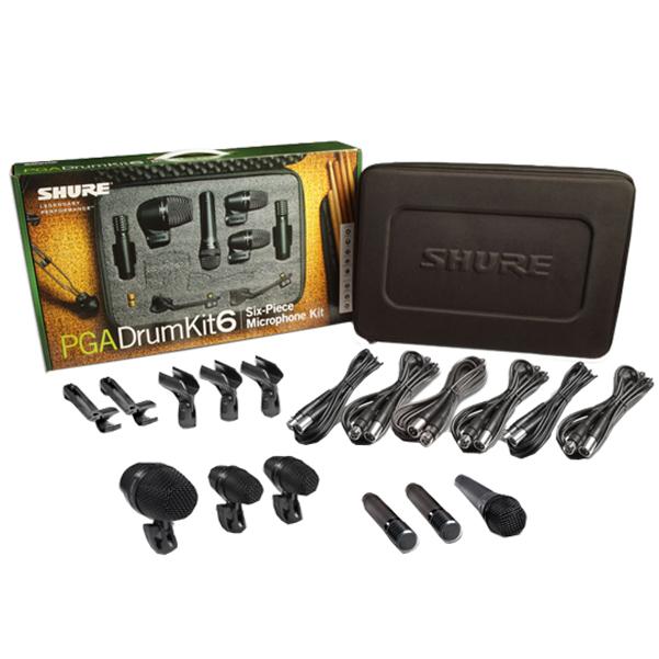 Shure PGA Drumkit 6 Drumkit Microphone Set