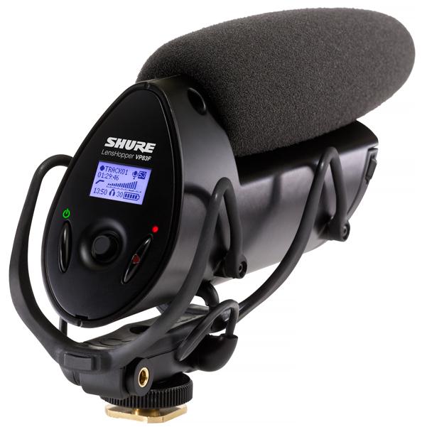 Shure VP83F Lenshopper Camera-Mount Condenser Microphone with Integrated Flash Recording - Image 2