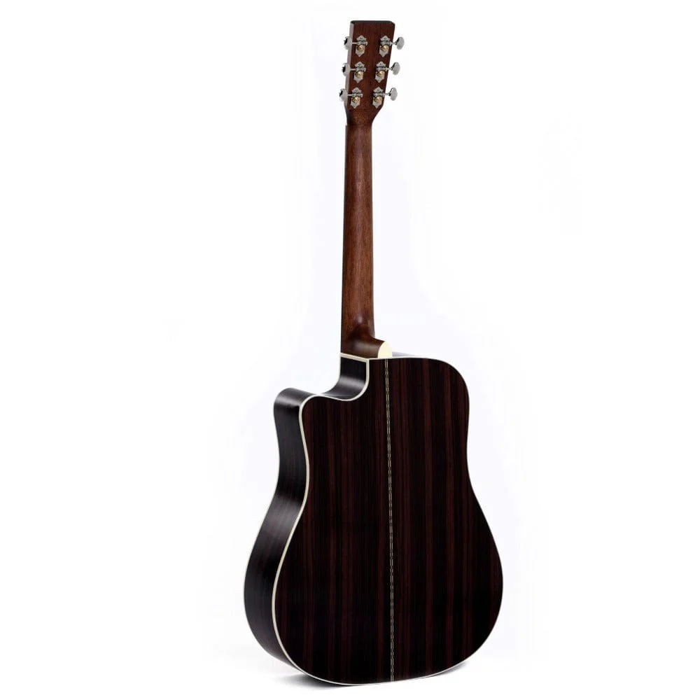 Sigma DTC-28HE 6 String Electro Acoustic Guitar with Case - Image 6
