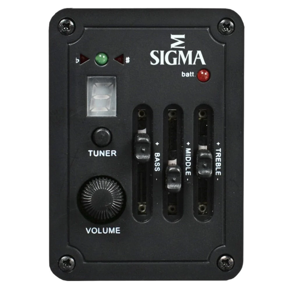 Sigma DTCE 6 String Electro Acoustic Guitar - Image 4