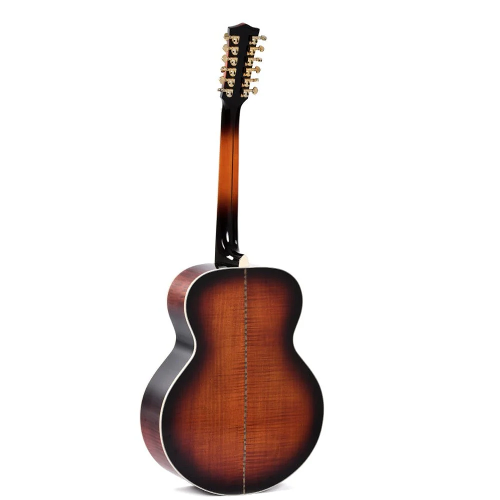 Sigma GJA12-SG200 12 String Electro Acoustic Guitar with Case - Image 6