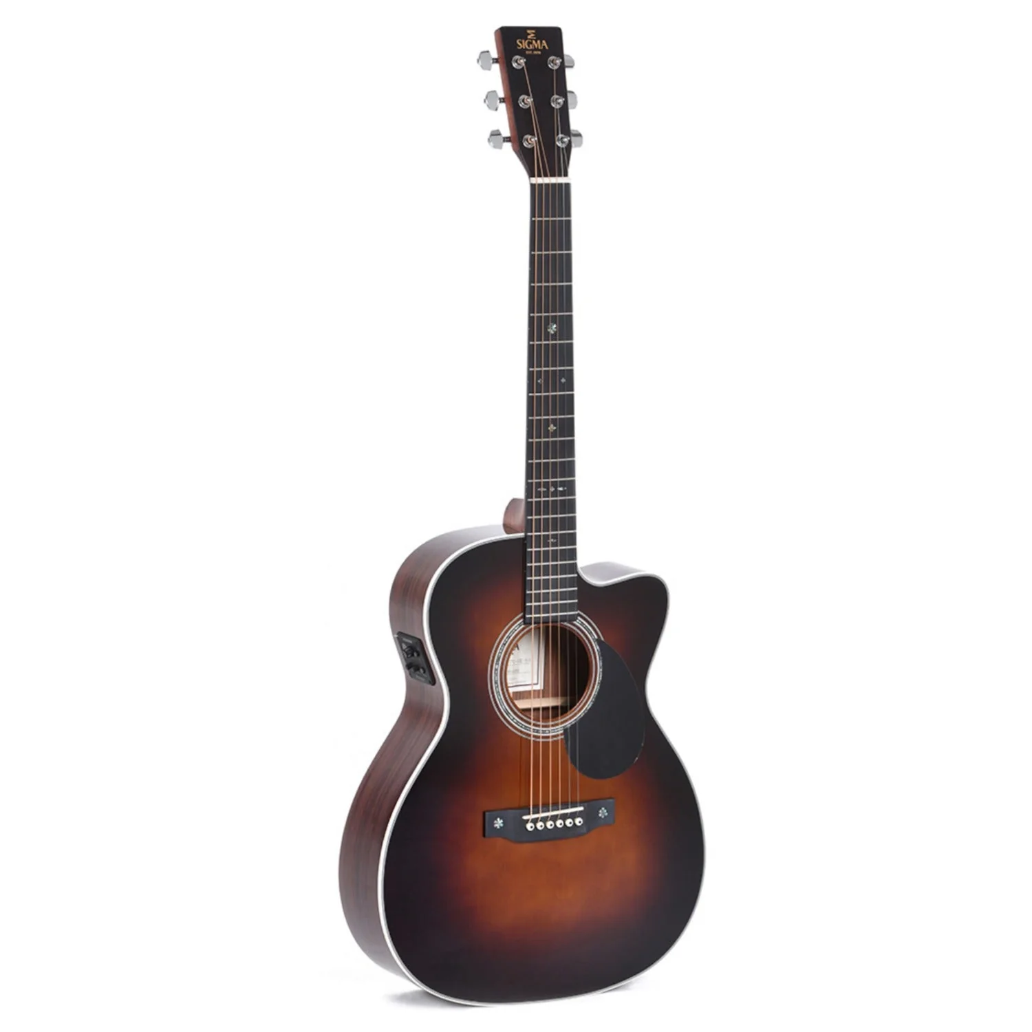Sigma OMTC-1E-SB 6 String Electro Acoustic Guitar - Image 2