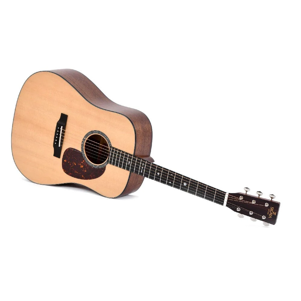 Sigma SDM-10E 6 String Electro Acoustic Guitar with Case - Image 3