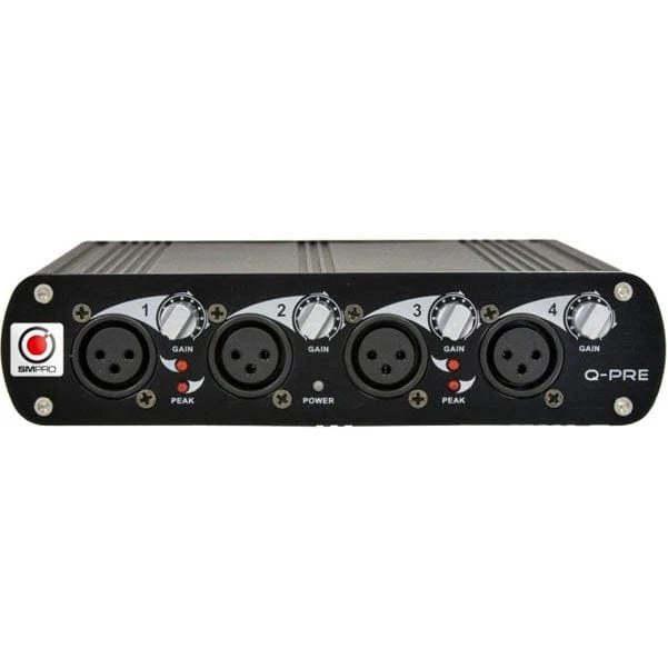 SM Pro Audio Q-Pre 4-Channel Microphone Preamp - Open Box
