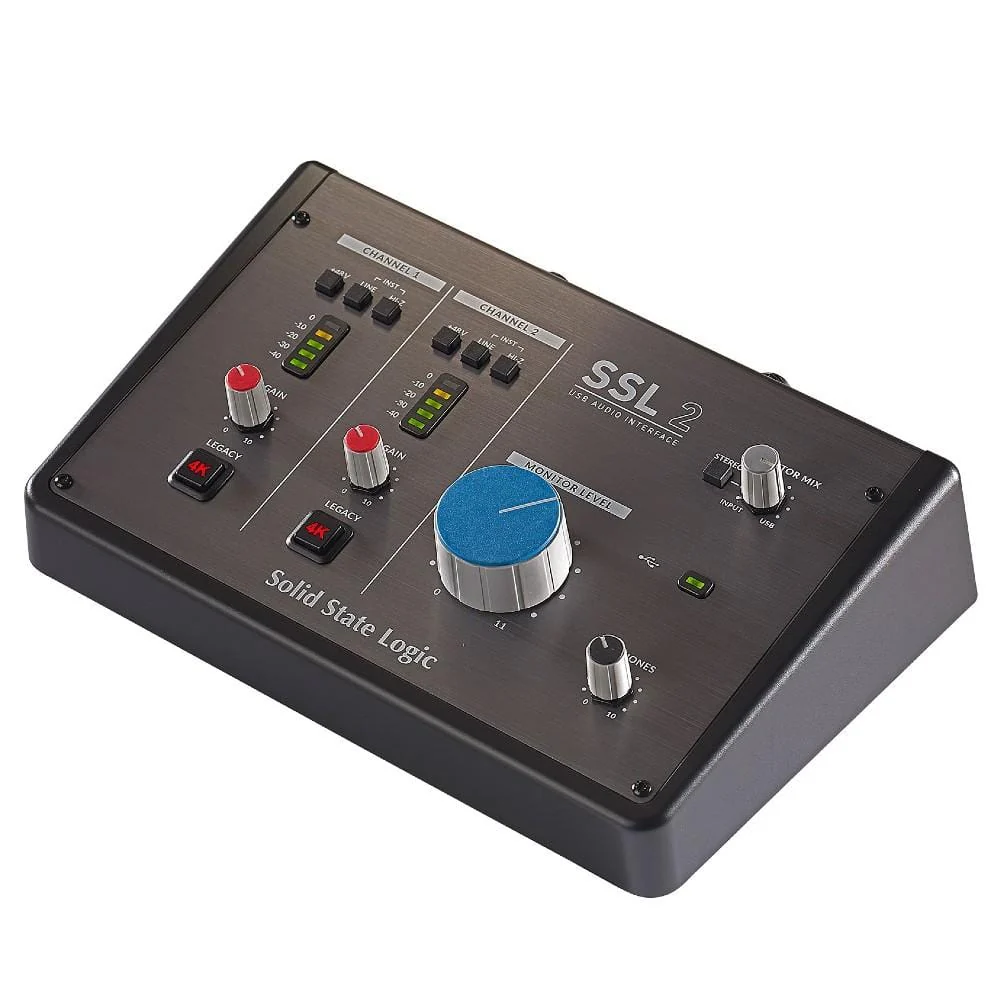 Solid State Logic SSL2 2 In / 2 Out Professional Personal Studio USB Audio Interface