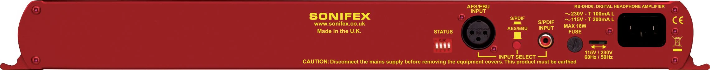 Sonifex Redbox RB-DHD6 Headphone Amplifier - Image 4