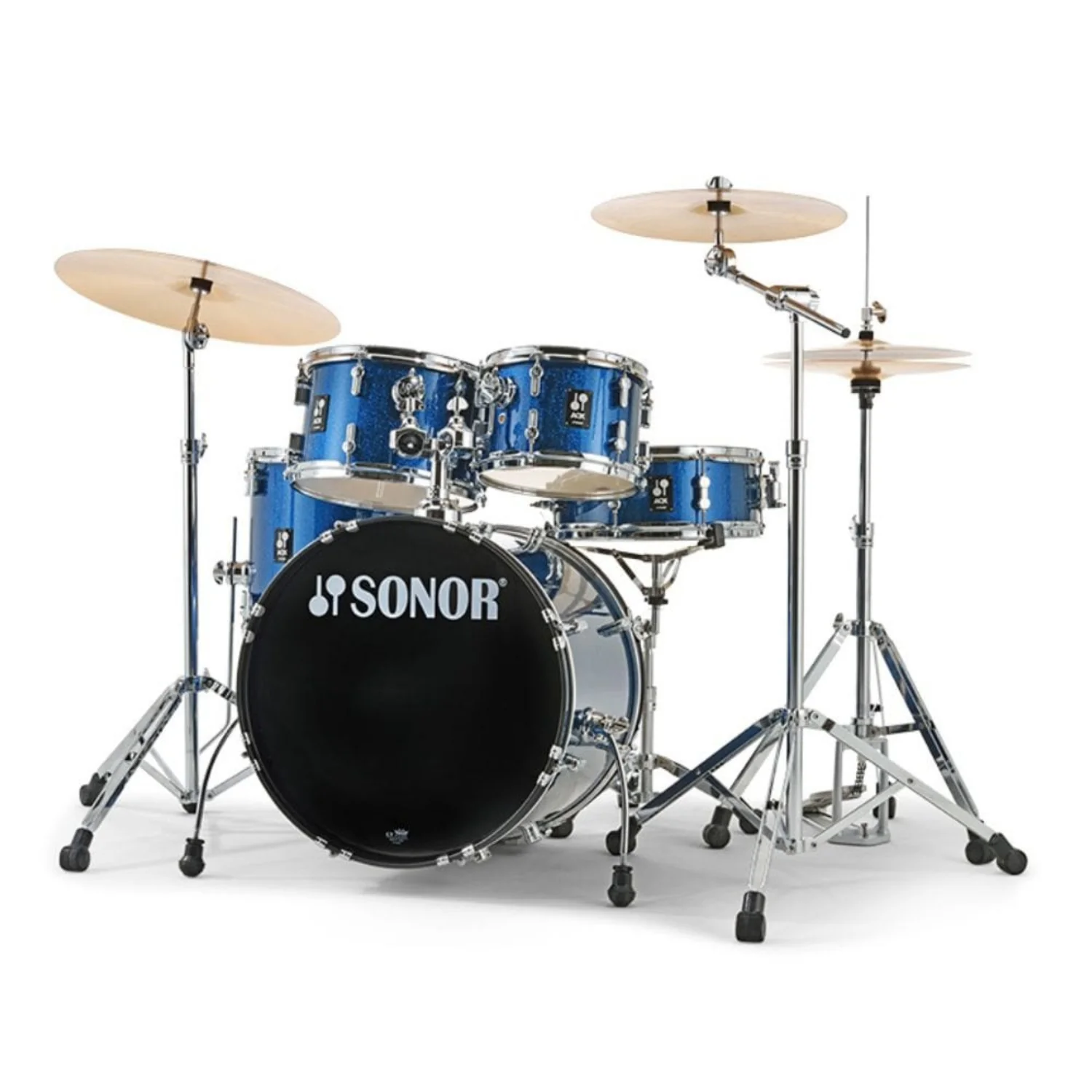 Sonor AQX Studio Set 5 Piece Acoustic Drumkit with Hardware and Cymbals - Image 2