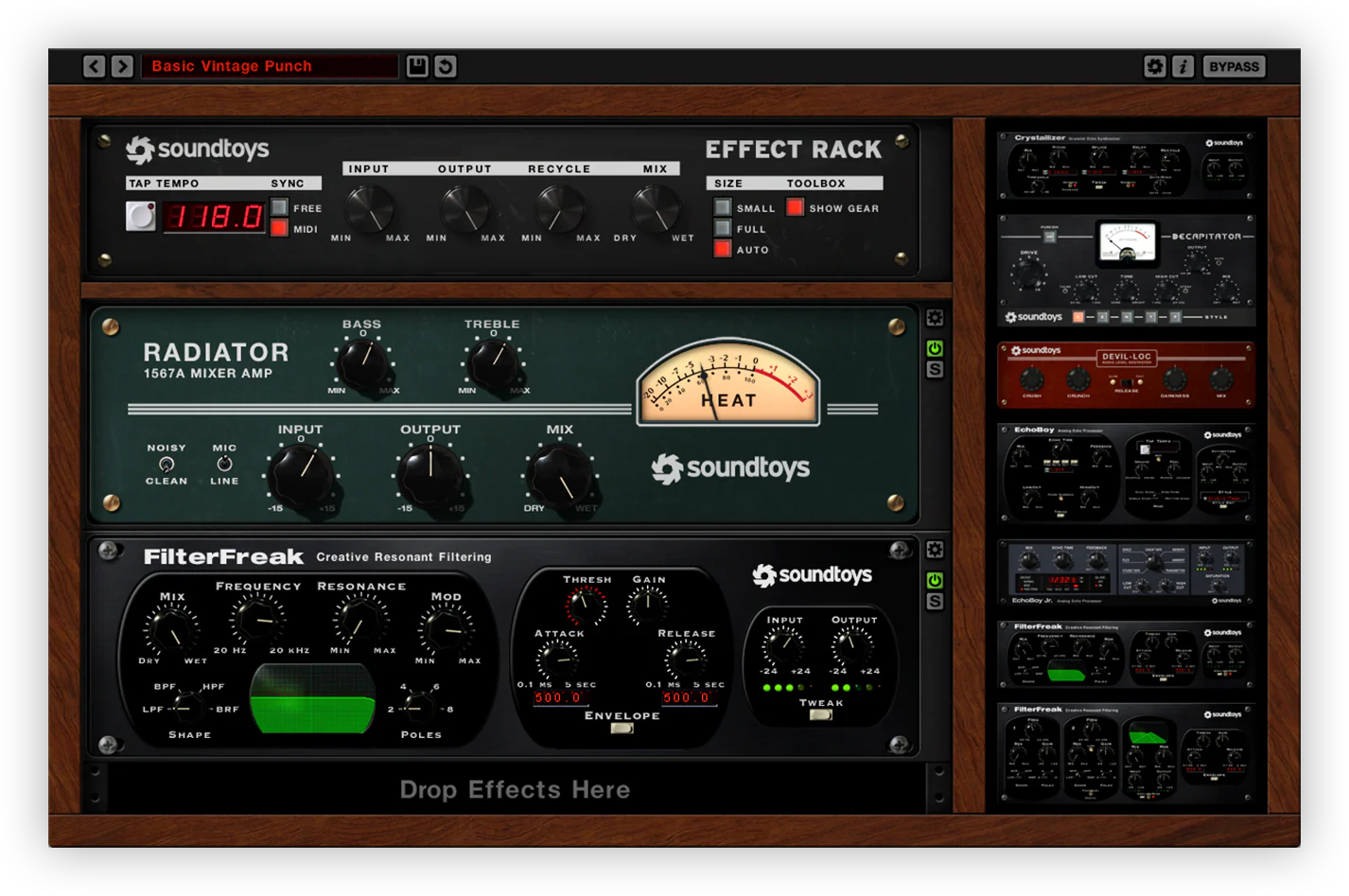 SoundToys Effect Rack 5 Effect Plug-In