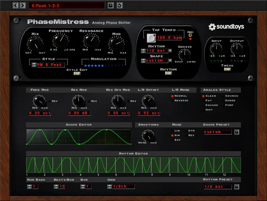 SoundToys PhaseMistress 5 Effect Plug-In