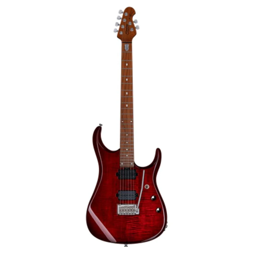 Sterling by Music Man JP150 Flame Maple Top Electric Guitar with Gigbag - Image 2