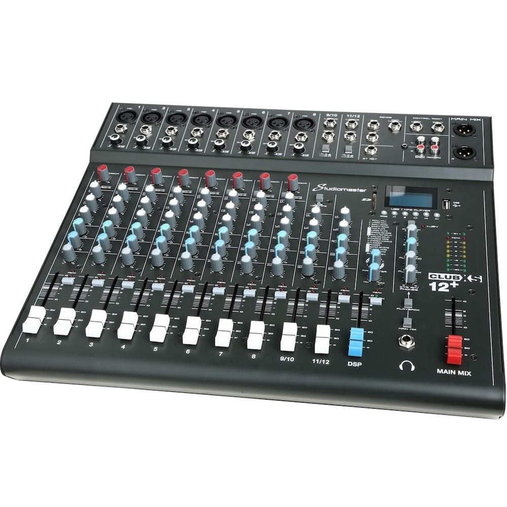 Studiomaster CLUB XS12+ 12 Channel Analog Mixer - Image 4