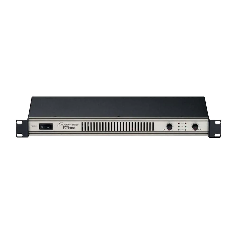 Studiomaster DX400 400W Slimline Stereo Power Amplifier