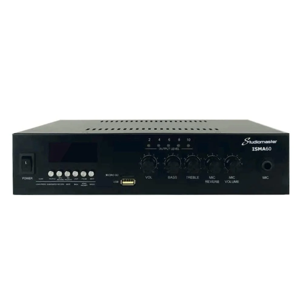 Studiomaster ISMA60 60W 100V Line Mixer Amplifier