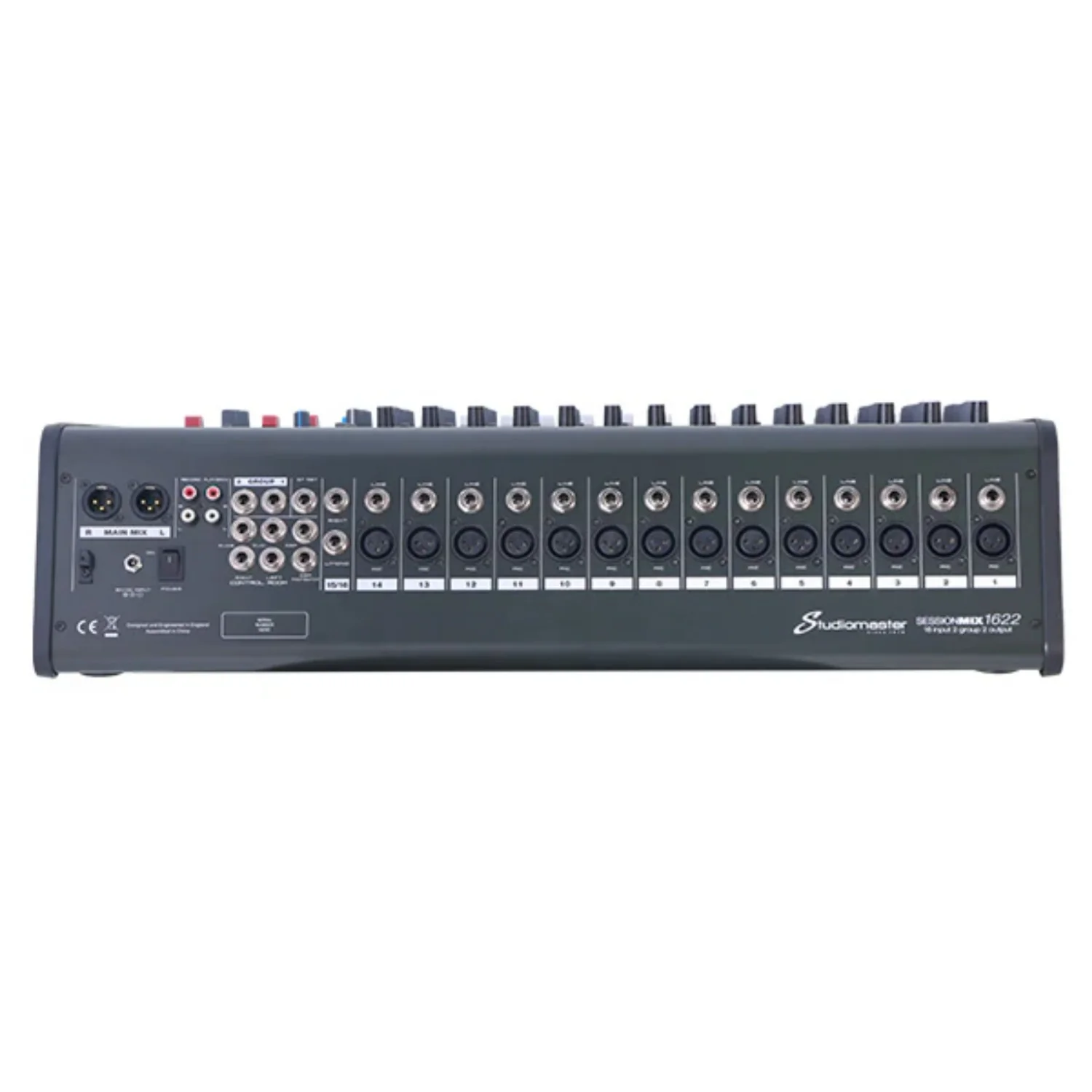 Studiomaster Session Mix 1622 12 Channel Mic Input Mixer - Image 4