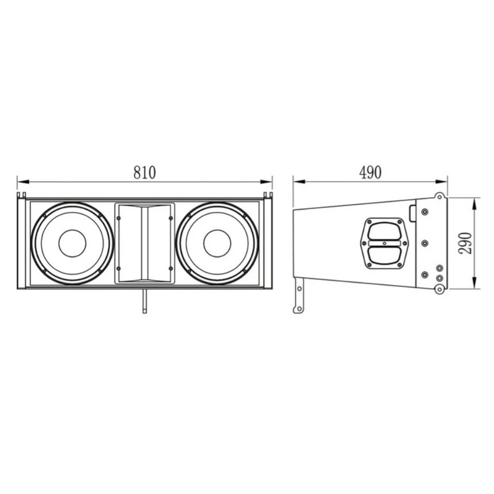 Studiomaster V10 Passive Hf/Mf Waterprood Line Array - Image 4