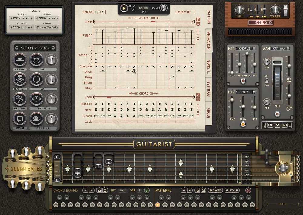 Sugar Bytes Guitarist Virtual Guitarist – Professional Audio Software & Plugin