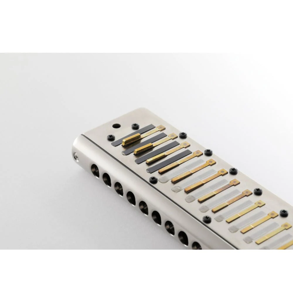 Suzuki S-48B 12-Hole  Sirius Bass Chromatic Harmonica - Image 2