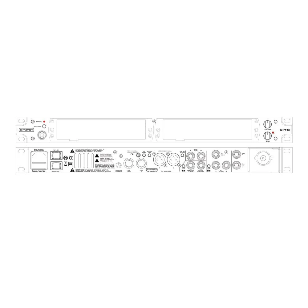 Synergy SYN-2 Rack Mount Pre Amp Slot For Two Modules - Image 4