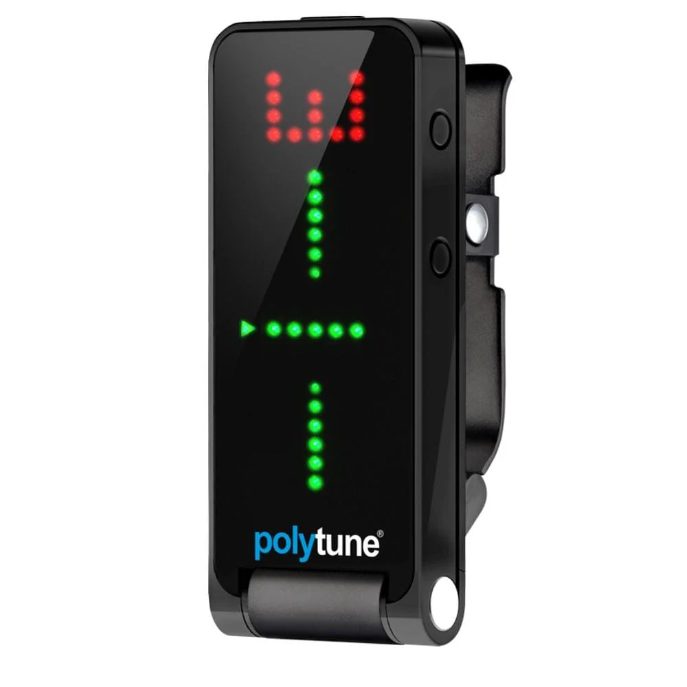 T.C. Electronic POLYTUNE Lustrous Polyphonic Clip-On Tuner - Black - Image 2