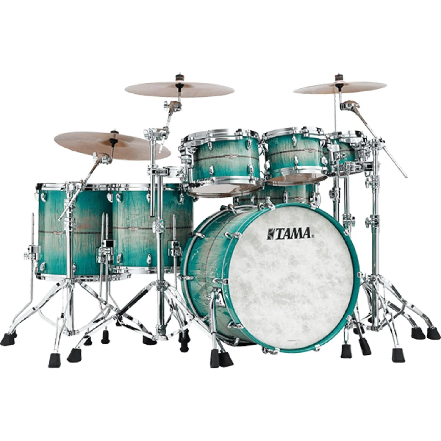 Tama Star Maple 22" 6PC Shell Pack Acoustic Drum Kit - Image 5