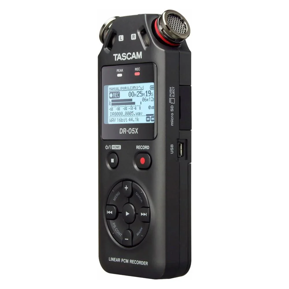 Tascam DR-05X Stereo Handheld Digital Audio Recorder and USB Audio Interface - Image 3