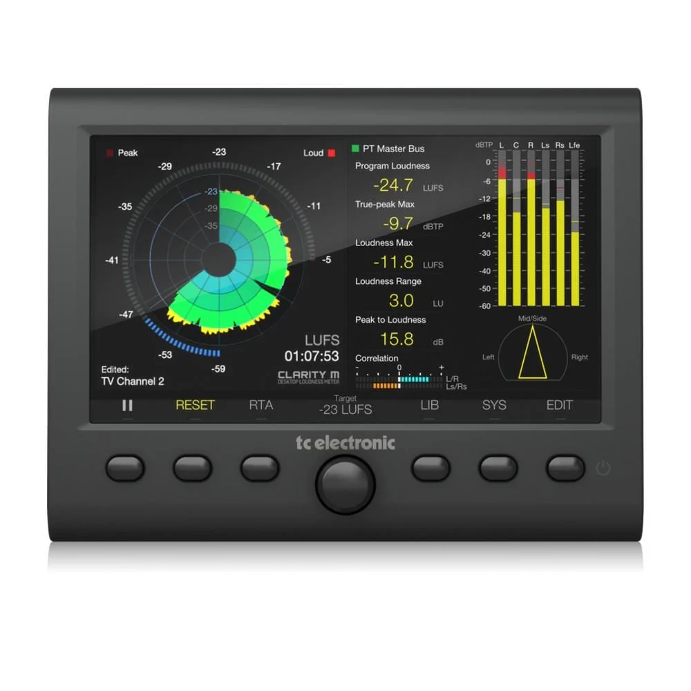 TC Electronic CLARITY M Audio Loudness Meter