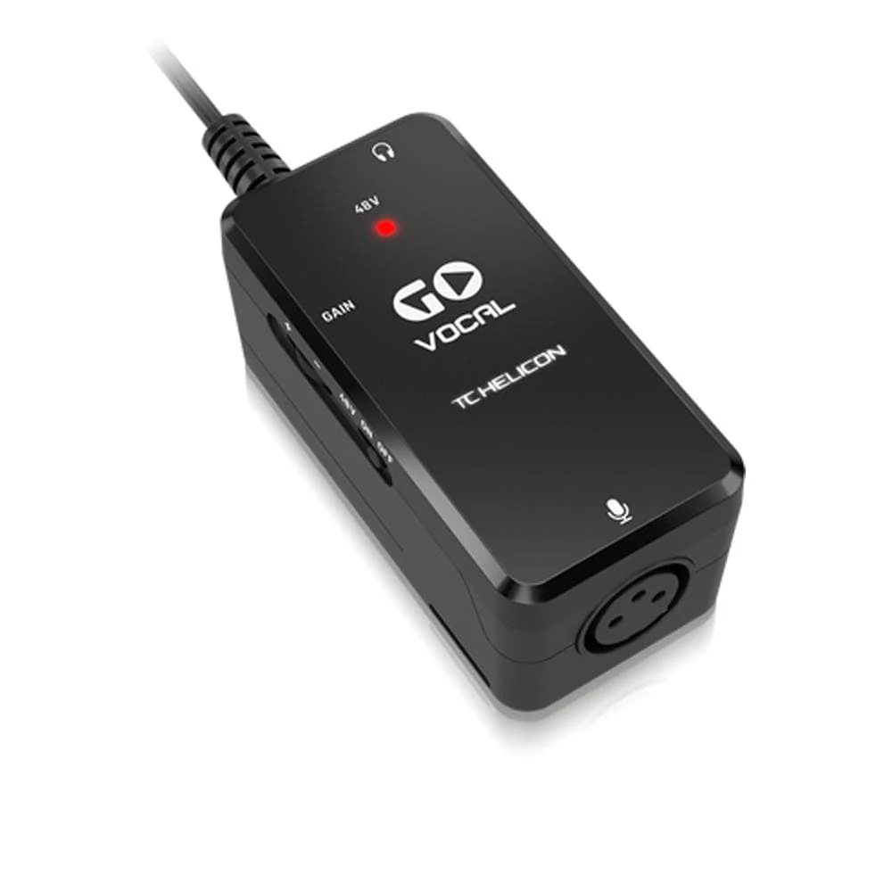 TC Helicon GO Vocal High-Quality Microphone Preamp for Mobile Devices - Open Box - Image 4