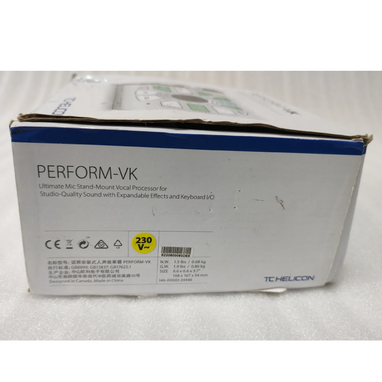 TC Helicon PERFORM-VK Vocal Processor - Open Box - Image 11