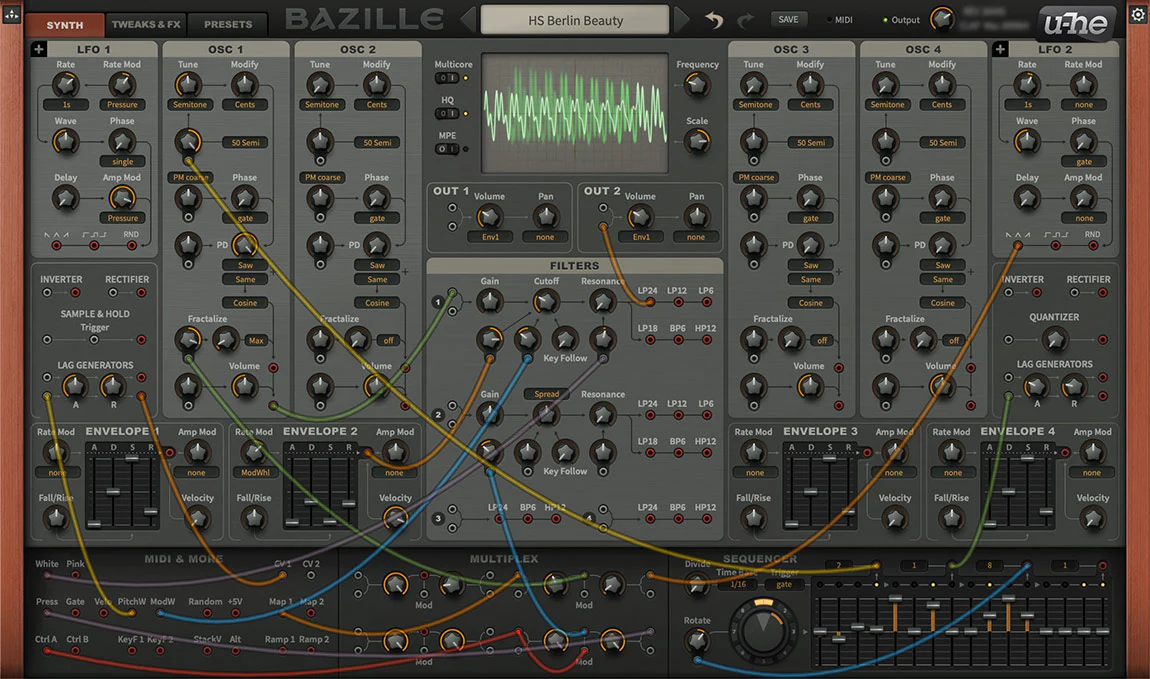 u-He Bazille Granular Synthesizer – Professional Audio Software & Plugin