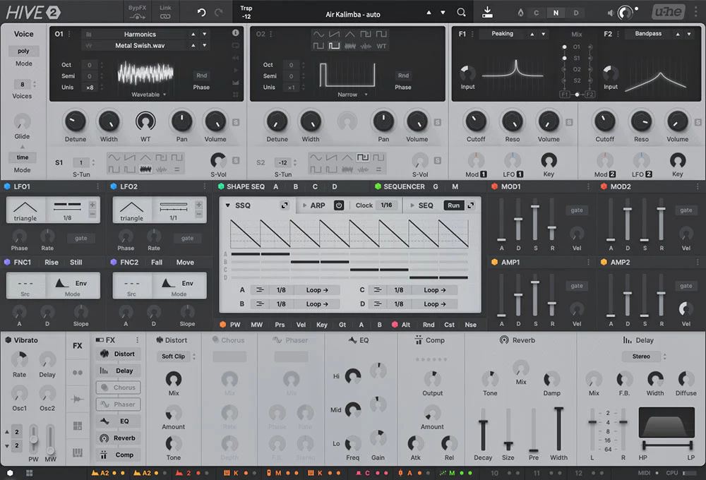 u-He Hive 2 Modular Synthesizer – Professional Audio Software & Plugin - Image 4