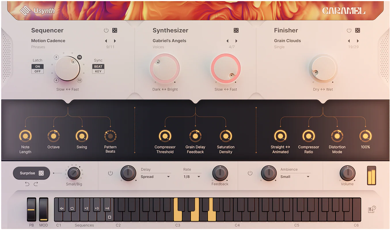 UJAM CARAMEL: Pad Instrument – Professional Audio Software & Plugin